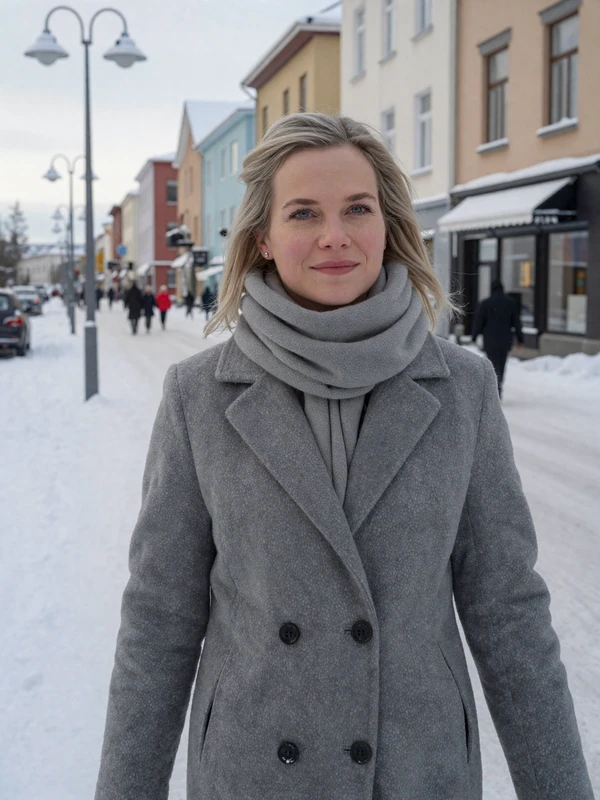 Milla, 31, Finnish woman on a snowy Oulu street - meet educated Finnish singles on Cdleusa