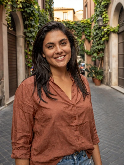 Valentina, 26, Italian woman on a Roman cobblestone street - verified Italian single on Cdleusa