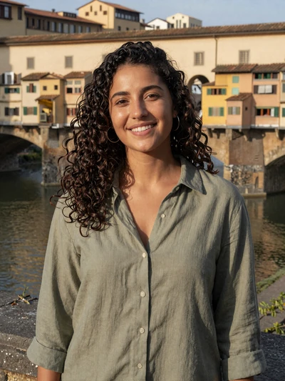 Elena, 26, Italian woman near the Arno River in Florence - meet Italian singles on Cdleusa