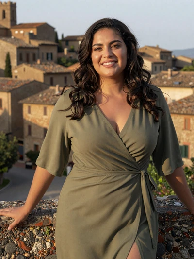 Margherita, 30, Italian woman overlooking a Tuscan village - verified Italian single on Cdleusa