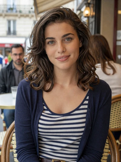 Amélie, 27, French woman at a Paris café - verified European single on Cdleusa dating