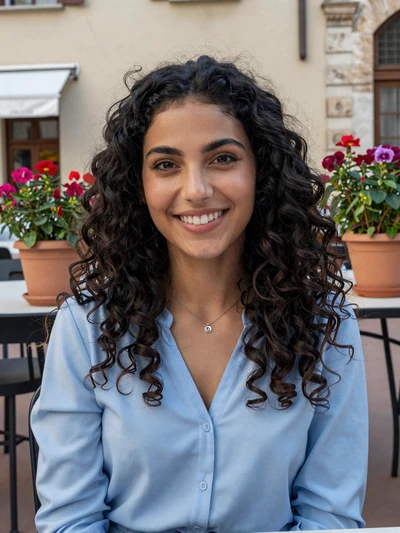 Chiara, 24, San Marinese woman at a café in Serravalle - meet San Marino singles on Cdleusa