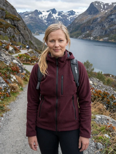 Nora, 33, Norwegian woman on a fjord hiking trail - Norwegian single on Cdleusa