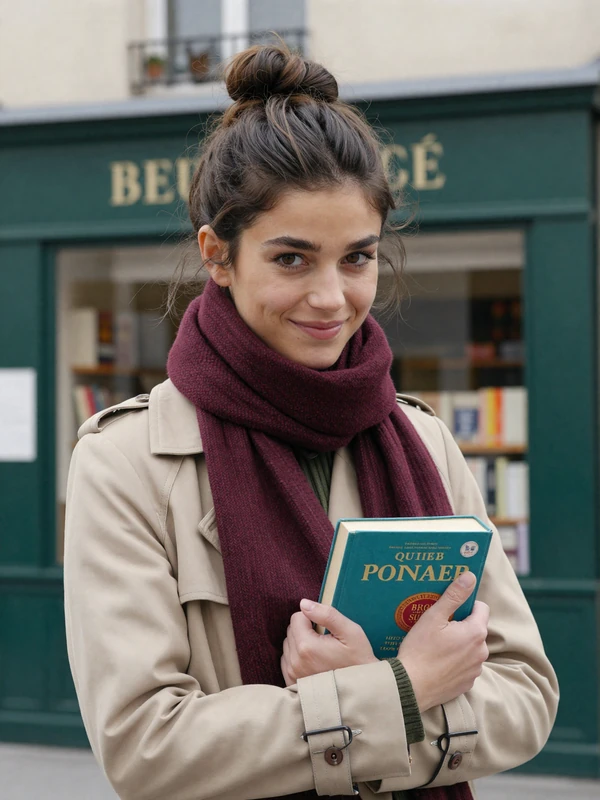 Margaux, 28, verified French woman near a Paris bookshop - secure European dating on Cdleusa