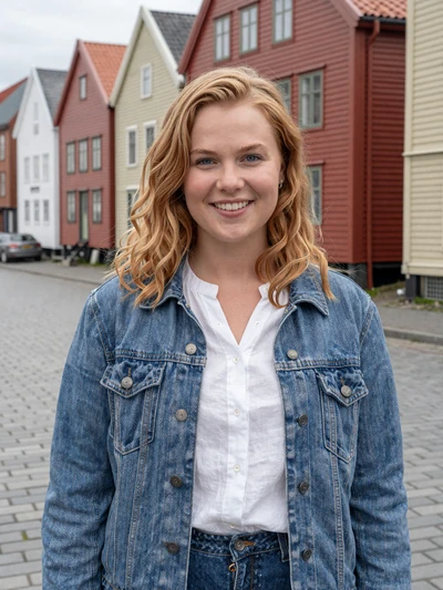 Thea, 25, Norwegian woman on a Trondheim street - meet Norwegian singles on Cdleusa