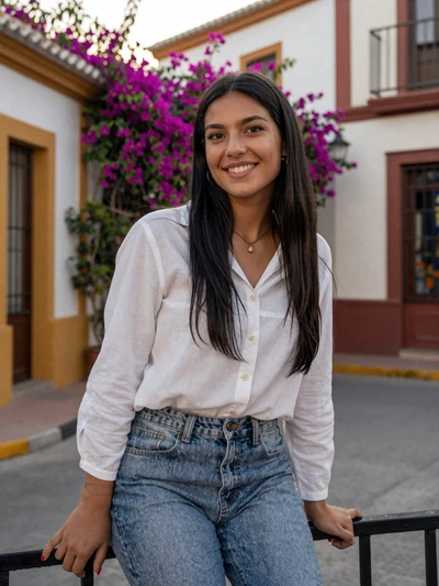 Clara, 28, Spanish woman on a colorful street - verified Spanish single on Cdleusa dating