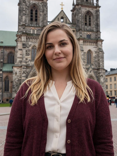 Ebba, 33, Swedish woman near Uppsala Cathedral - verified European single on Cdleusa