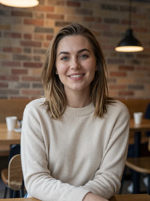 Katarina, 29, verified German woman at a Berlin cafe - safe European dating on Cdleusa