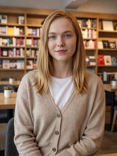 Anneli, 27, Estonian woman in a Rakvere bookshop cafe - European single on Cdleusa dating platform