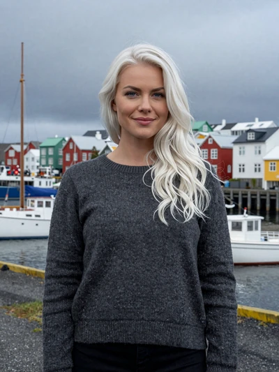 Hekla, 25, Icelandic woman at Reykjavik harbor - Icelandic single on Cdleusa dating