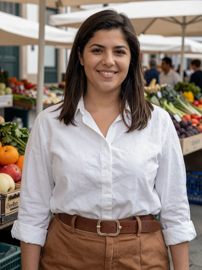 Carolina, 38, Portuguese woman at a Braga market - verified Portuguese single on Cdleusa dating platform