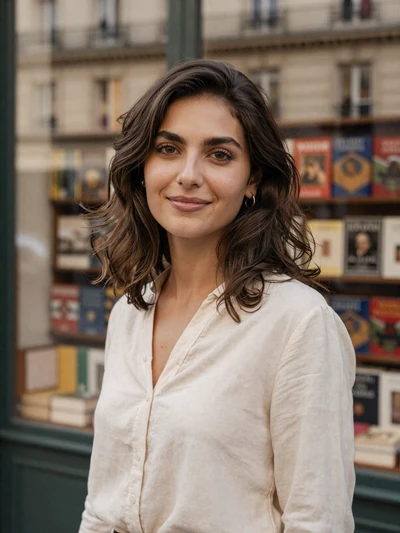 Isabelle, 27, French woman near a Parisian bookshop - verified European single on Cdleusa